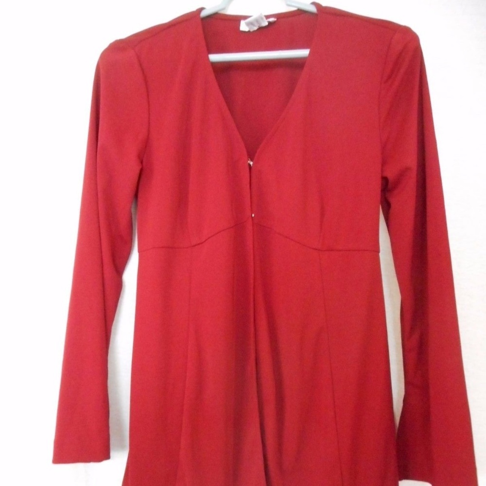 Burgundy jacket style top Motherhood maternity